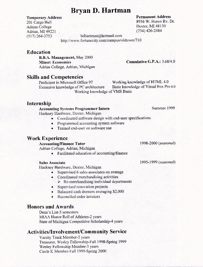 Bryan's Resume